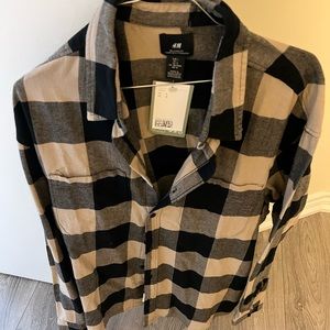 H&M Plaid Twill Shirt